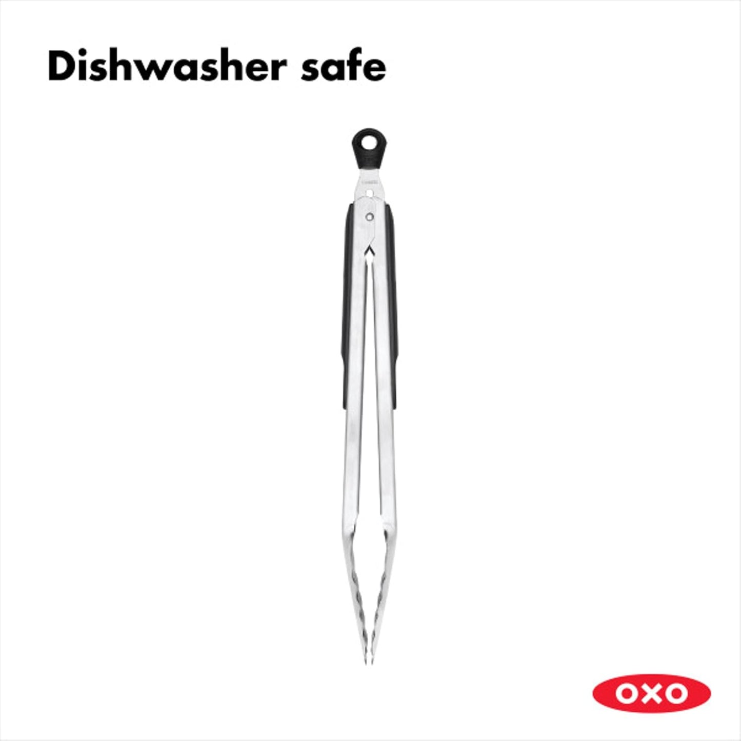 OXO Good Grips 9 Inch Stainless Steel Locking Tongs