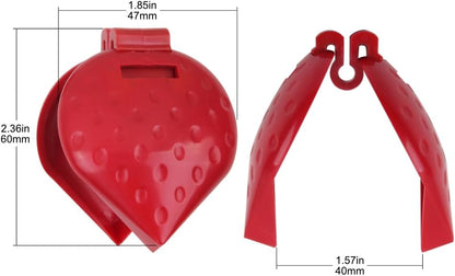 Berry Biter - Strawberry Huller Slicer, Remove Stems and Leaves with this Strawberry Corer/Cutting Gadget