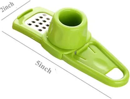 Angel's Peel Lounge Multipurpose Garlic Mincer and Garlic Crusher - Easy Squeeze Clean Garlic Press, Dishwasher Safe Sturdy Tool Compact and Portable Design for Extracts More Paste Per Clove - Pink