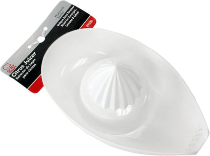 Chef Craft Select Plastic Citrus Juicer 9.5 inch White