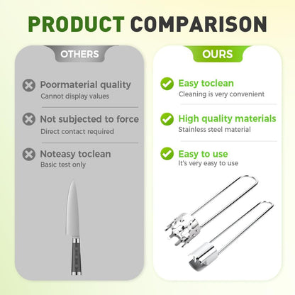 2 Pcs Fruit and Vegetable Corer Tool, Red Bell Pepper Seed Corer, Stainless Steel Apple Core Remover Kitchen Gadget for Pepper Pineapple Pear Apple Corer (A+B)