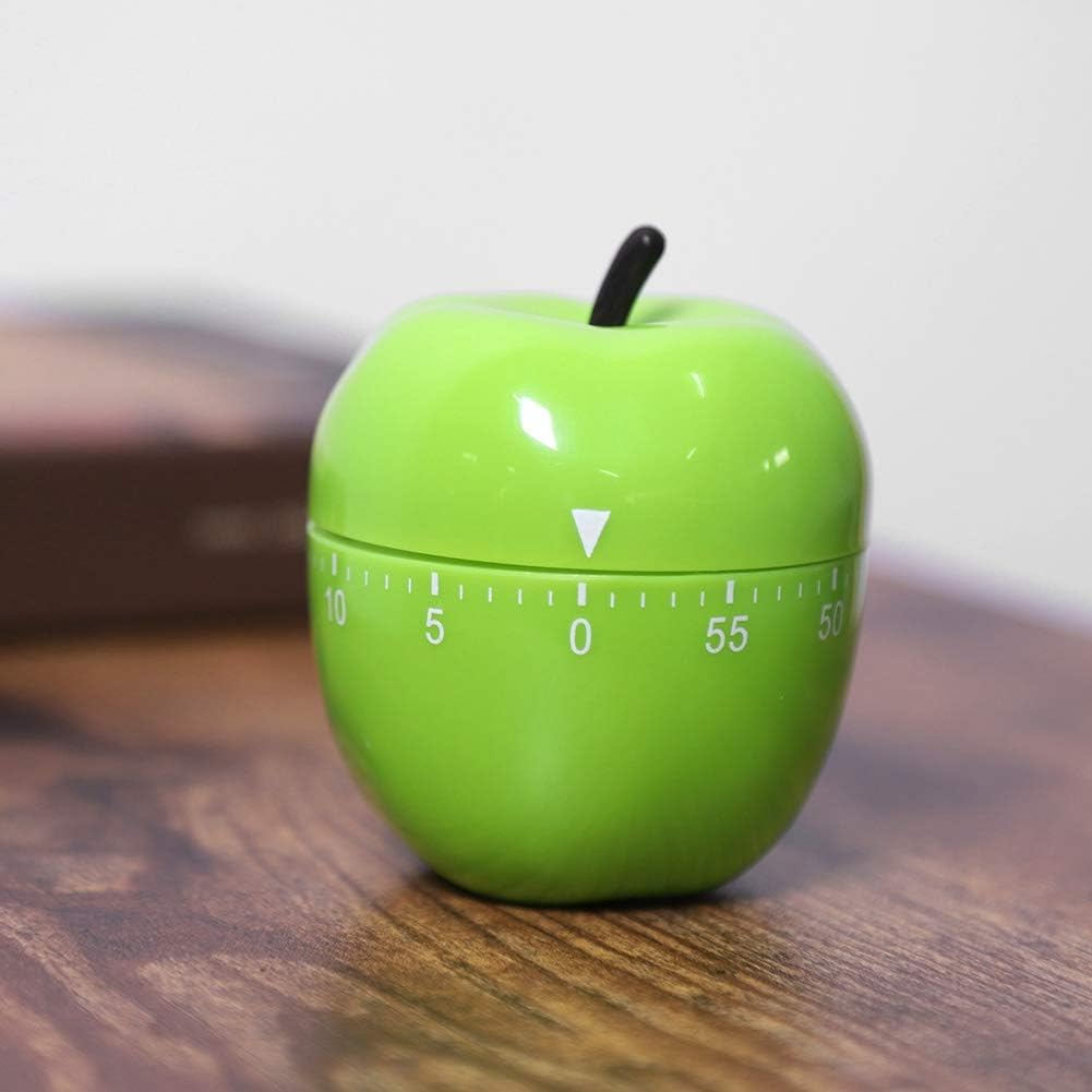 Cute Fruit Kitchen Timer, 60 Minutes Pineapple Shape Mechanical Timer Novelty 360 Degree Rotating Manual Cooking Timer