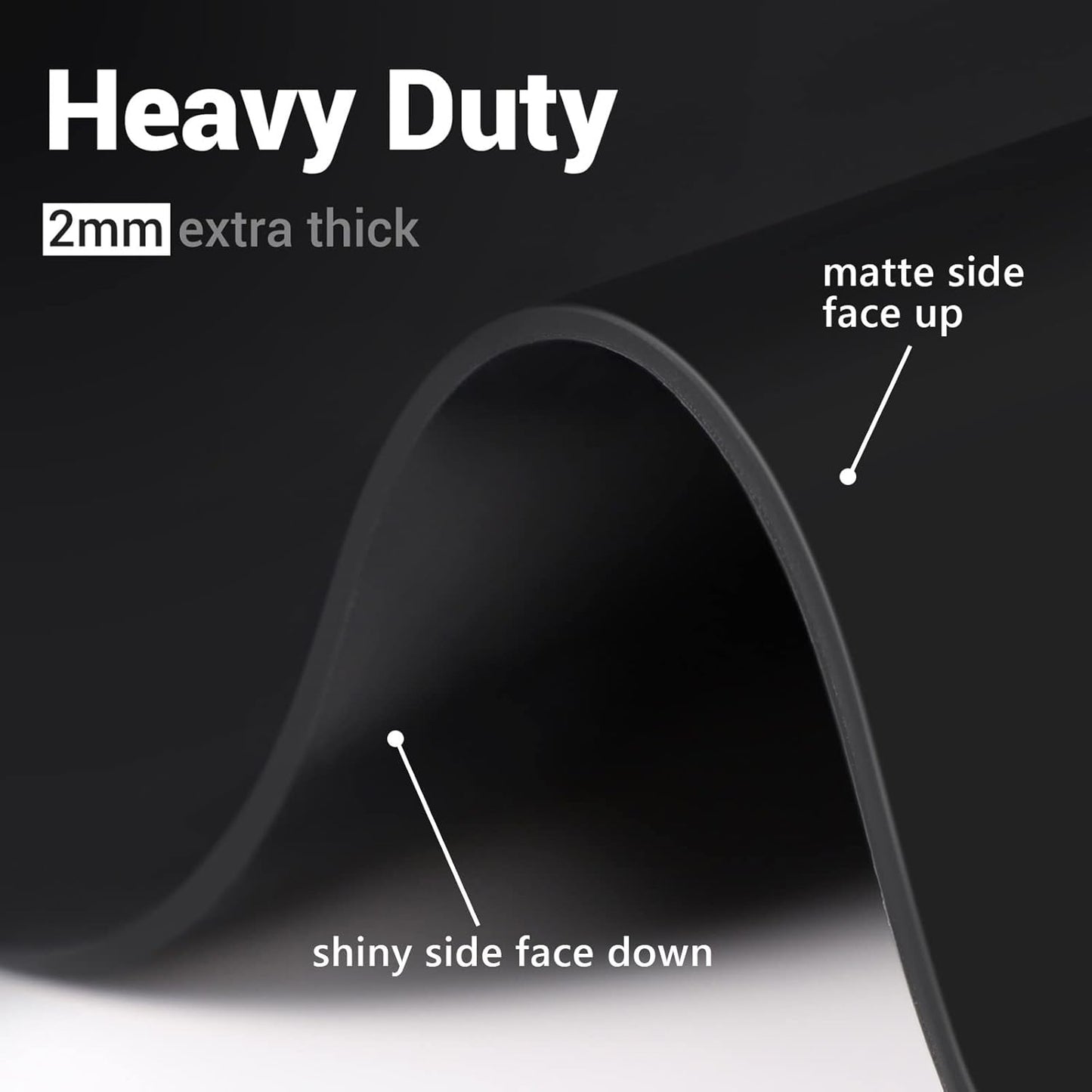 Ewen 35.6x23.5in 2mm Silicone Mats for Kitchen Counter, Thick Heat Resistant Silicone Mat, Extra Large Non-Stick Pastry Mat Glass Top Stove Cover Countertop Protector for Baking Coffee Bar Translucent