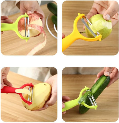Luszmoax Peeler-Vegetable-Potatoes-Carrot-Fruit-Apple Stainless Steel Y Peelers for Kitchen