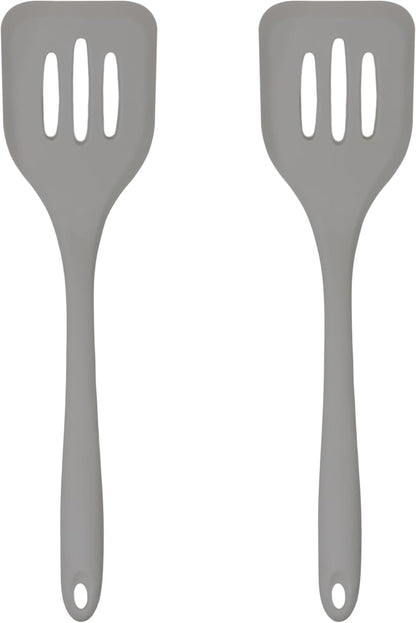 Silicone Pastry Brush Set – 2-Piece Set of Basting Brushes for Cuisine and BBQ – Kitchen Tools and Accessories with Comfortable Handles, Heat-Resistant Utensils for Cooking & Baking – Pastel Pink