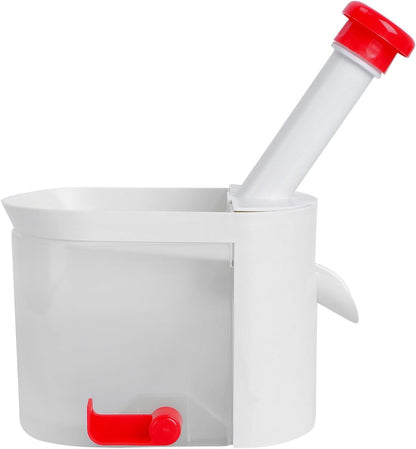DOITOOL Cherry Pitter Cherry with Pit Catcher Container, Professional Remover Plastic Grapes Removing Tool Fruit Pit Core Remover