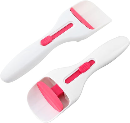2pcs Cupcake Batter Dispenser Scoop, Dishwasher-Safe Baking Tool for Precise Portioning of Muffins, Cupcakes, Cookie Dough & Pancakes - Mess-Free Kitchen Gadget(COLOR:white)