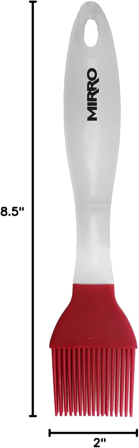 MIRRO Silicone Basting Brush, Red