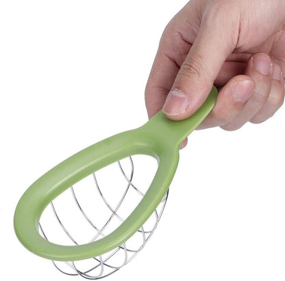 Fdit Stainless Steel Avocado Cuber and Dicer Tool Avocado Chunks Slicer for Avocados One Size Dicing Fruit Salad Kitchen Gadget Tool