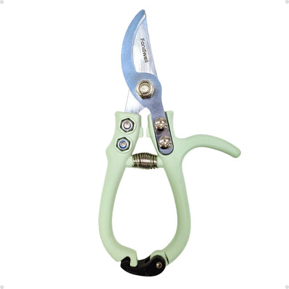Fondwell 6.5" Pruning Shears Trimming Scissors: 2 Pack of Small Garden Snips with Micro Tip - Plant Clippers of High Cutting Efficiency