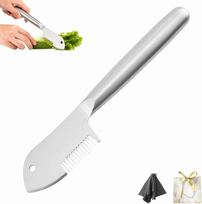 Stainless Steel Multi-Purpose Julienne Peeler, Precision Julienne Blade, Quick & Easy Kitchen Shredder Tool, Comfortable Handle & Hanging Hole for Carrot, Cucumber (2 Pcs)