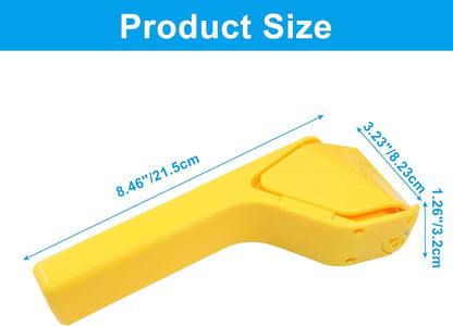 Zorfeter Effortless Lime Juicer, Manual Hand Juicer Easy-Squeeze Fold Flat Citrus Juicer, Portable Lemon Press Squeezer for Lemons/Limes/Citrus(Yellow)