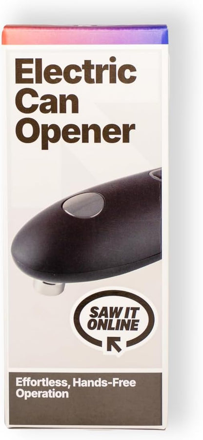 Electric Can Opener – Effortless, Hands-Free Operation – One-Touch Automatic Can Opener for Kitchen Use – Smooth Edge, Portable, and Easy to Clean – Battery Operated