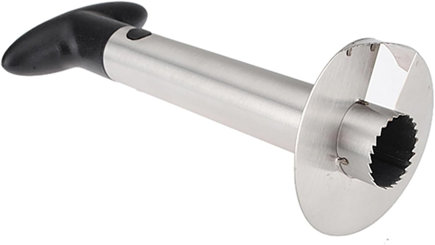 Pineapple Corer Slicer Stainless Steel Pineapple Core Remover & Cut into 3-Inch Rings