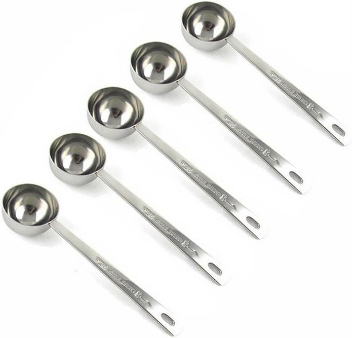 Stainless Steel 1 Tablespoon Measuring Coffee Scoop Spoon, Set of 1