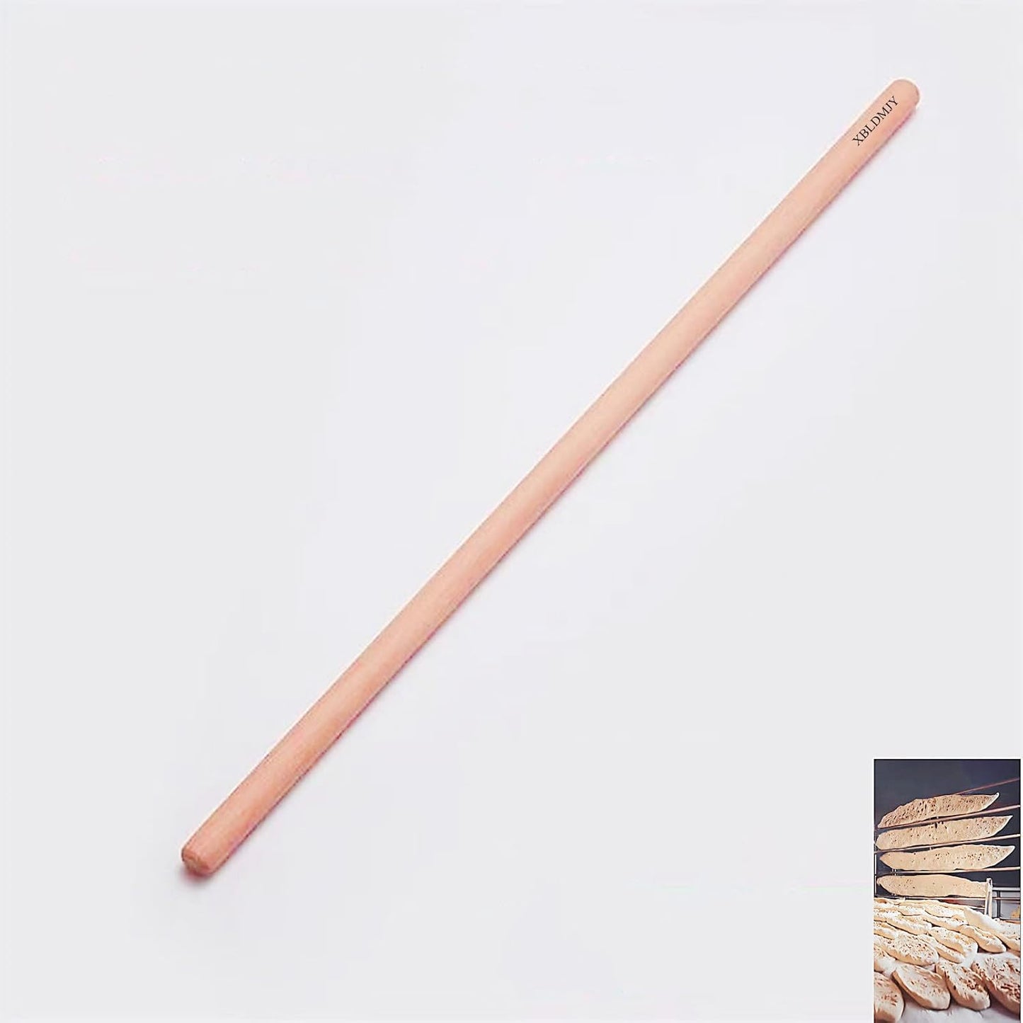 Rolling Pins For Baking Ultra Thin,3/4 Inch Diameter,Long 19 .7Inch,(50 * 2 cm)
