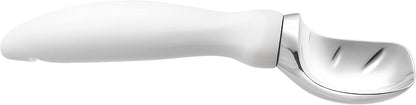 Spring Chef Heavy Duty Ice Cream Scoop with Comfortable Handle - Professional Ice Cream Scooper for Gelato, Sorbet, Cookie Dough, Melon, Frozen Yogurt - Dishwasher Safe Metal Kitchen Tool - Black