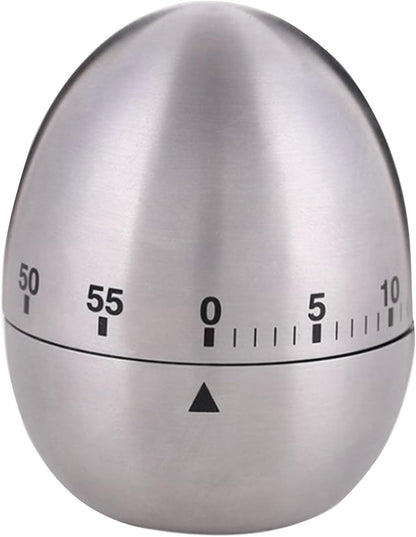 60 Minute Mechanical Kitchen Timer, Wind-Up Design, No Batteries Needed, Perfect for Boiling Eggs & Kitchen Tasks, Cooking Essential Tool