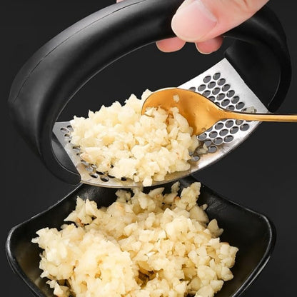 Stainless Steel Garlic Juicer, 2026 New Garlic Juicer Rocking Arm Pulverizer, Multifunctional Home Pulverizer, Portable Manual
