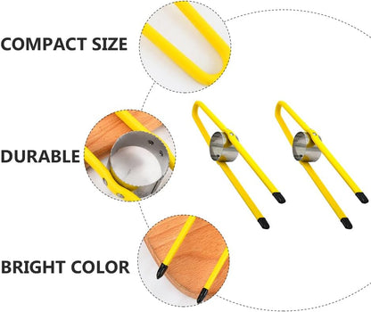 Happyyami Corn Strippers 2-Pack Portable Corn Peelers Stainless Steel Kernel Cutter Tool for Fresh and Dry Easy Removal Compact Kitchen Gadget 10.62In