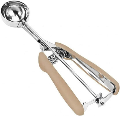 Ice Cream Scoop, 18/8 Stainless Steel Cookie Scoop, Cookie Scoops for Baking, 2 Tbsp/ 30 ml/ 1 oz Cookie Dough Scoop, Ice Cream Scooper with Trigger Release, Cookie Scooper for Baking