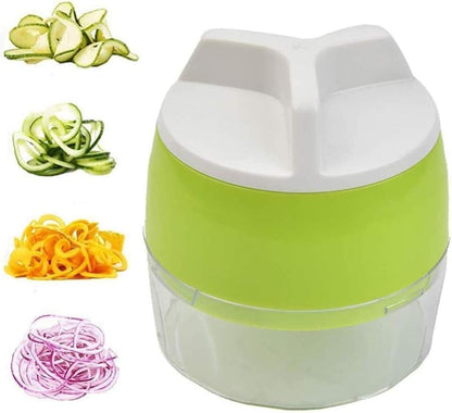 Multi-Function Handheld Spiralizer Vegetable Slicer Adjustable Grater Cutter - axGear