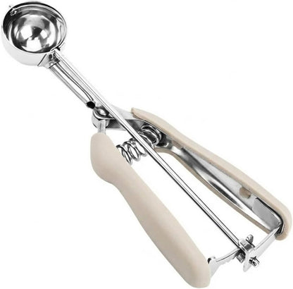 Ice Cream Scoop, 18/8 Stainless Steel Cookie Scoop, Cookie Scoops for Baking, 2 Tbsp/ 30 ml/ 1 oz Cookie Dough Scoop, Ice Cream Scooper with Trigger Release, Cookie Scooper for Baking