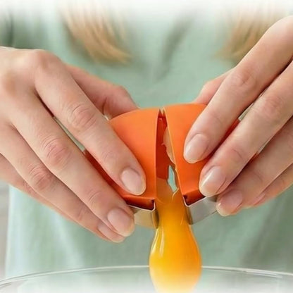 3 Pcs Egg Shell Opener, Egg Separator Egg Cracker Egg Peeler for Raw Eggs, Hard Boiled Egg Peeler Tool for Cutting Eggs,Quickly Cutting Off Eggs Breaker Kitchen Gadgets for Cooking Bakery