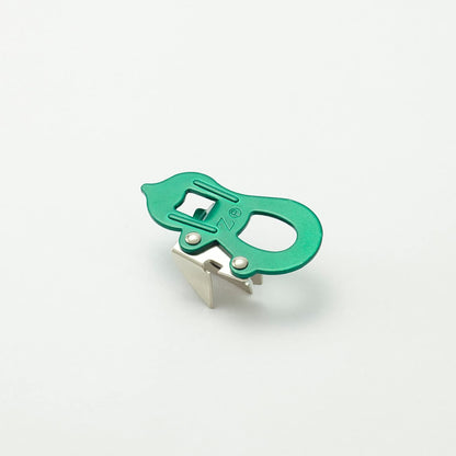 Japanese Metal Can Opener, Stainless Steel, Hyotan Design, Green, Made in Tsubame, Japan