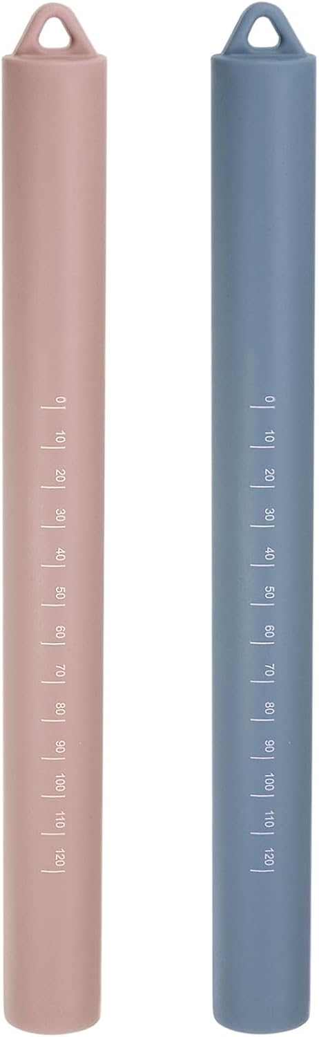 HARFINGTON Silicone Rolling Pin 10" Silicone Surface Non-Stick Stainless Steel Inner Core Dough Roller Kitchen Roller for Baking Pastry Pizza Fondant Bread, Green