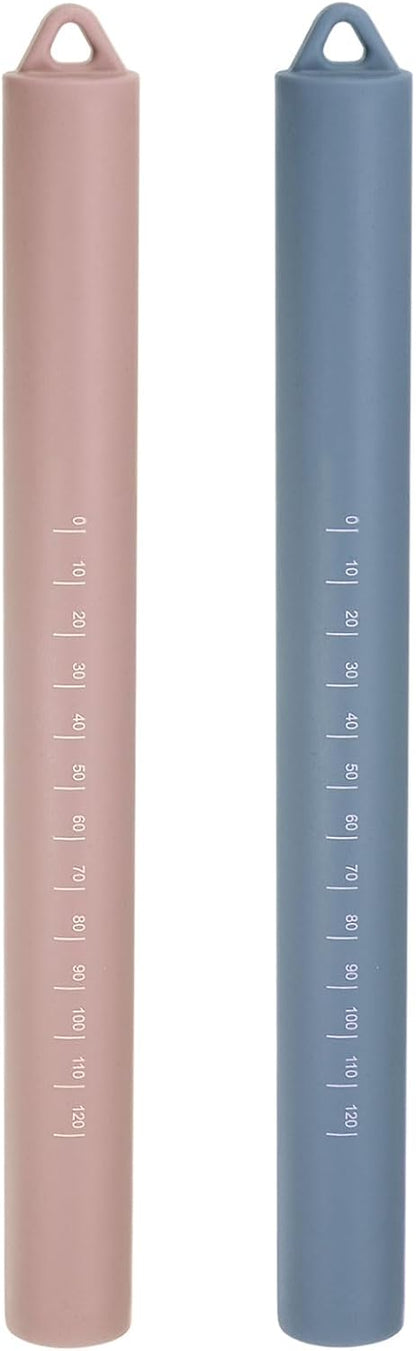 HARFINGTON Silicone Rolling Pin 10" Silicone Surface Non-Stick Stainless Steel Inner Core Dough Roller Kitchen Roller for Baking Pastry Pizza Fondant Bread, Green