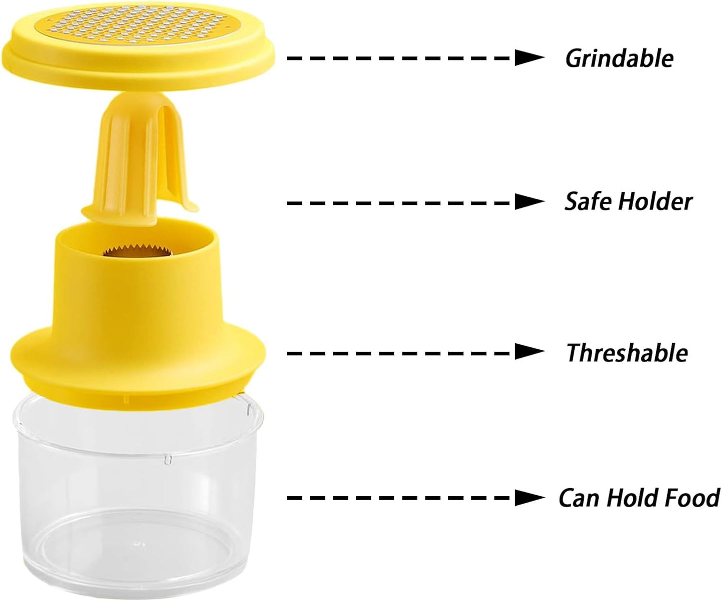 Corn Cob Stripper, Corn Peeler from Corn on the Cob, Quick Corn Kernel Cutter Tool, with Bowl & Safety Handle