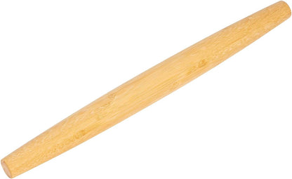 Classic French Rolling Pins Bamboo Wooden Rolling Pin for Baking Pizza Dough Pie Cookie, 13-Inch