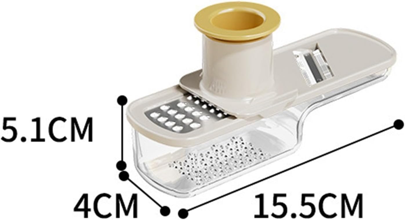 Ginger Garlic Grater Ginger Garlic Grinding Cooking W Container Multi Purpose Easy Grip Manual Kitchen Tool for Baking, Green