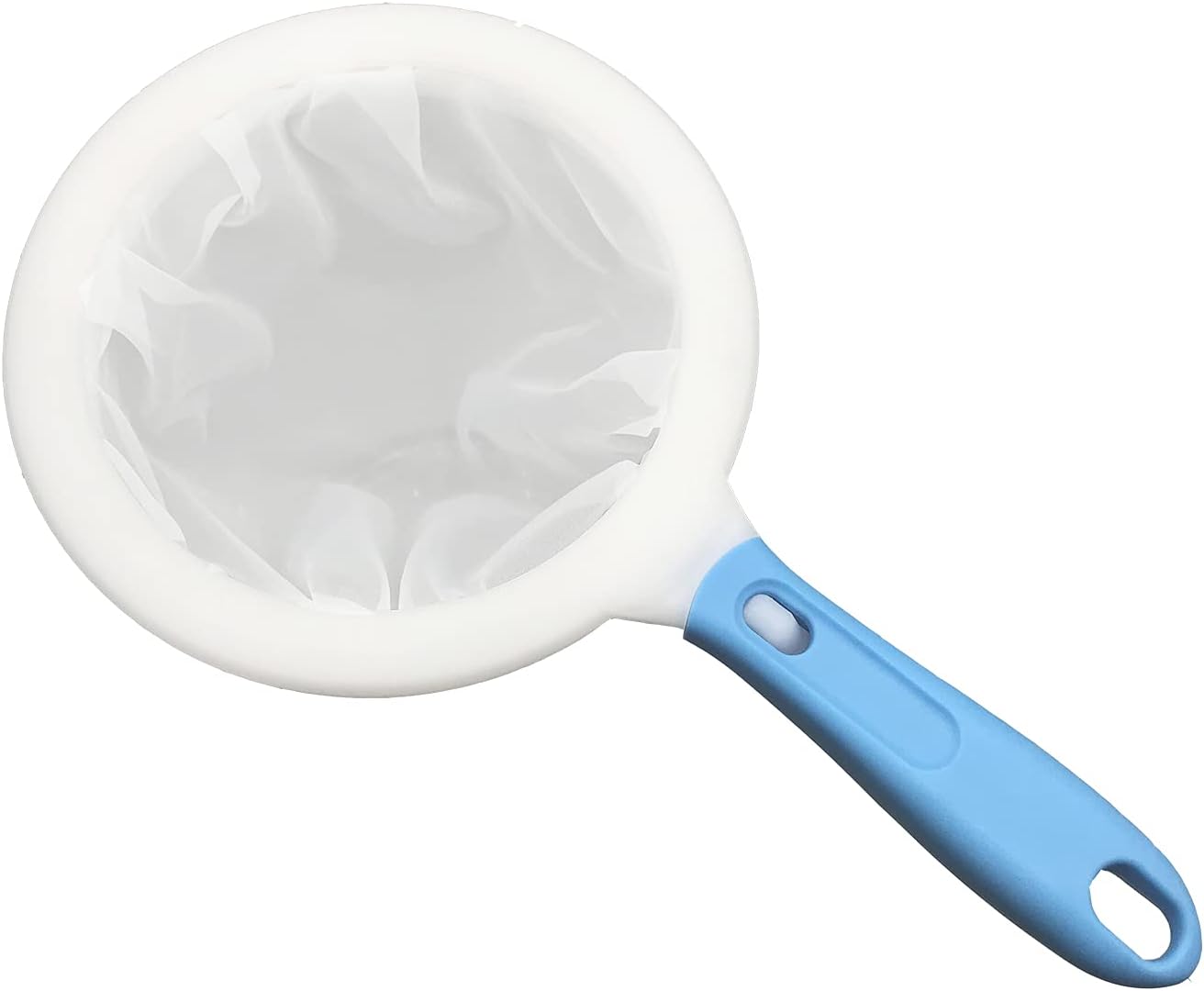 8.4in 80 Mesh Big Nylon Mesh Filter Ultra-Fine Sieve Sediments Strainer PP Frame for Straining Juice,Honey,Tea