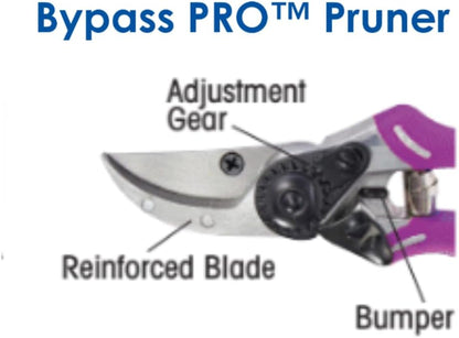 Dramm ColorPoint Stainless Steel Compact Garden Pruning Shears, Hand Pruner, Garden Clippers, with Heavy Duty Blade and Easy grip Handle, Yellow