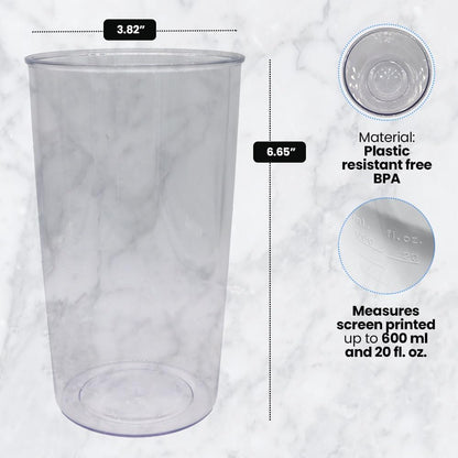 27 oz Measuring Cup for Immersion Blender | BPA Free Plastic Measuring Beaker with Pour Spout, Stable Base & Clear Measurements | Mixing Cup for Smoothies, Soups & Sauces