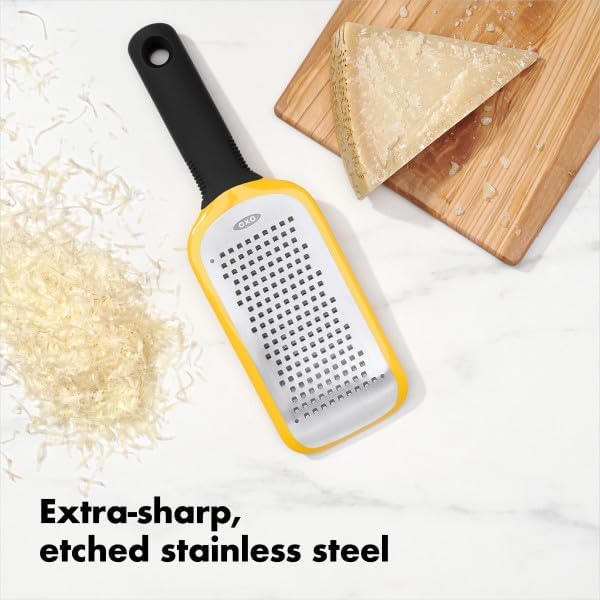 OXO Good Grips Etched Coarse Grater, Orange