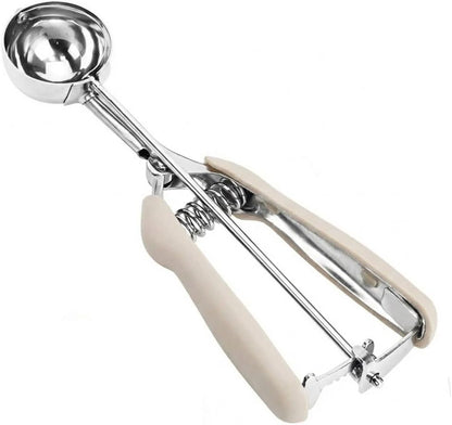 Ice Cream Scoop, 18/8 Stainless Steel Cookie Scoop, Cookie Scoops for Baking, 2 Tbsp/ 30 ml/ 1 oz Cookie Dough Scoop, Ice Cream Scooper with Trigger Release, Cookie Scooper for Baking