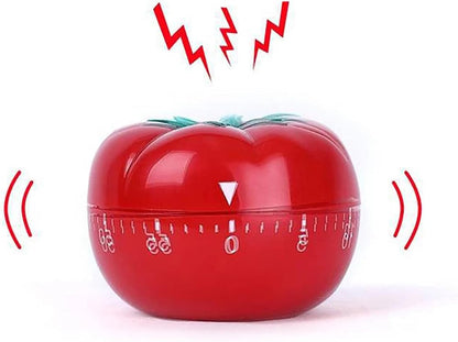 1Pcs Fashion Cartoon Kitchen Timer Different Shape Creative Reminders (Tomato)