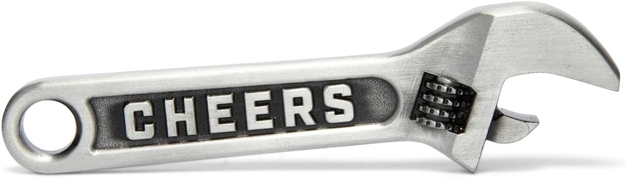 Shark Bottle Opener for Men – Funny Great White Shark Metal Beer Cap Tool – Novelty Coastal Beach Ocean Gift for Father's Day, Christmas Stocking Stuffer, Birthday, Groomsmen – 3.65" x 1.93"