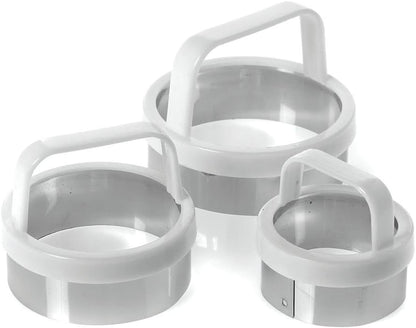 Norpro Biscuit/Cookie Cutters, Set of 3, As Shown
