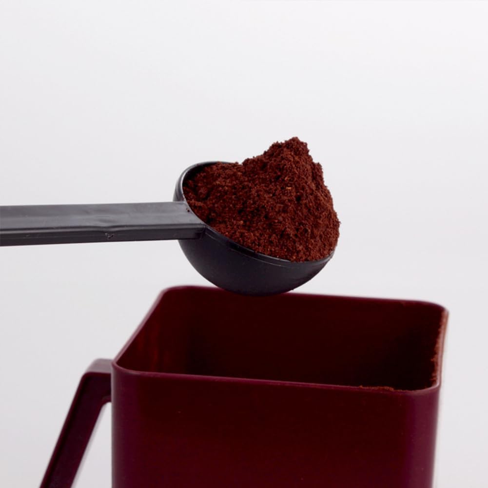3 PACK 2-In-1 Black Espresso Coffee Bean Spoon, Tamping Scoop Tamper Tea Tool