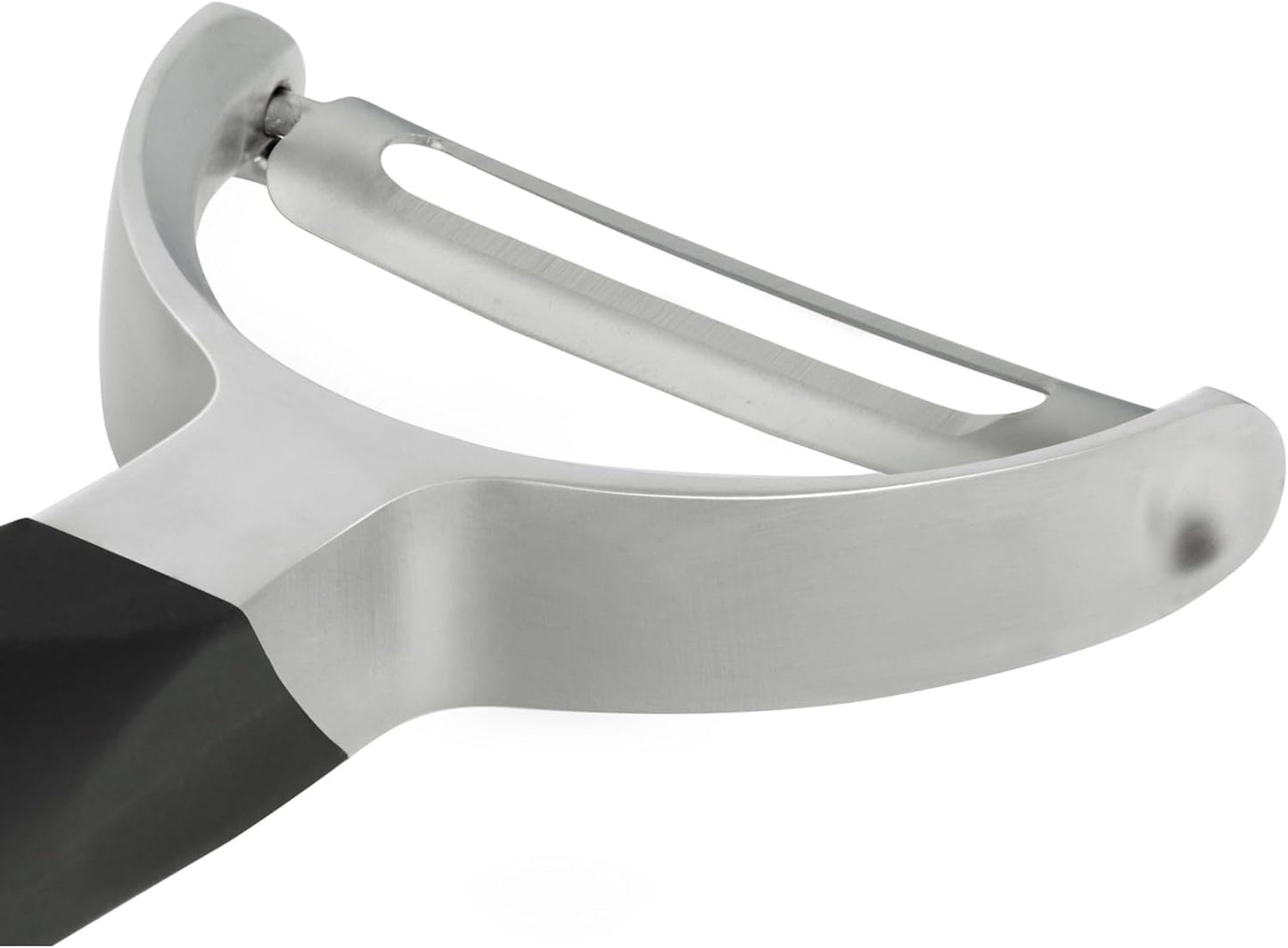 Professional Y Serrated Blade Stainless Steel Peeler - Ultra-Sharp Comfort Handle Dishwasher Safe Peeler