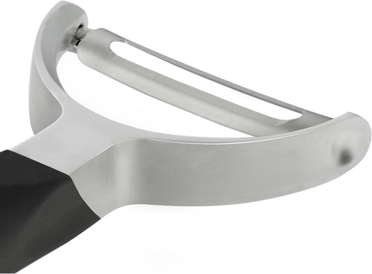 Professional Y Serrated Blade Stainless Steel Peeler - Ultra-Sharp Comfort Handle Dishwasher Safe Peeler