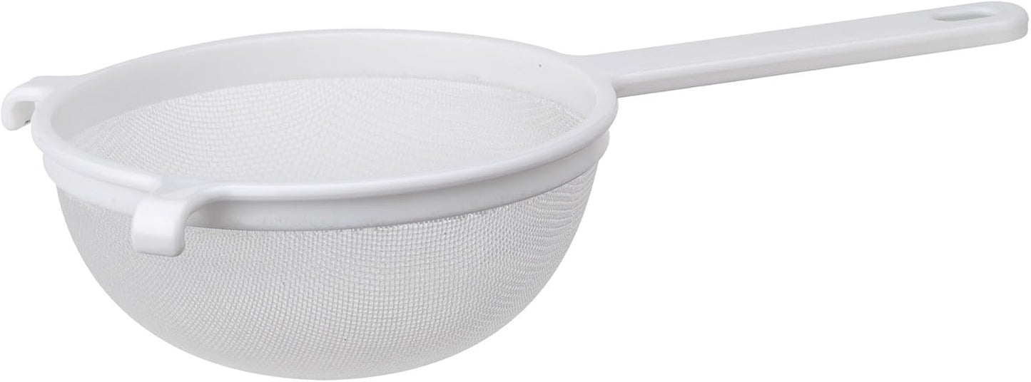 HIC Kitchen Double-Ear Fine Mesh Strainers, BPA Free, Set of 4 Sizes Includes 3, 4, 5.5, and 7-Inch Diameter