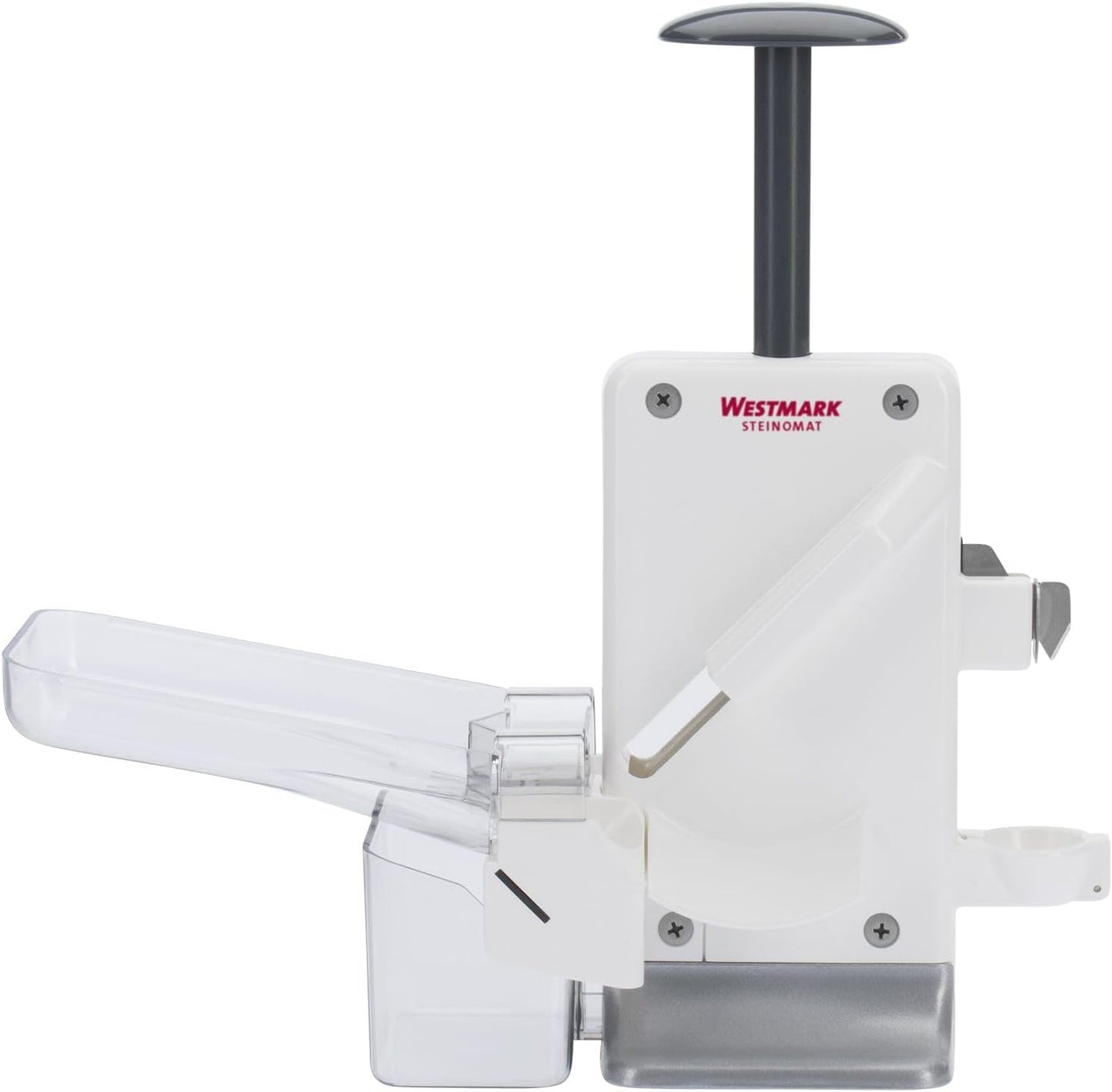 Westmark Cherry & Plum Pitter “Steinex-Combi” – 2-in-1 Fruit Pit Remover, Stainless Steel Blade, Heavy-Duty Aluminum, Fast Clean Pitting for Cherry Jam, Pie & Syrup