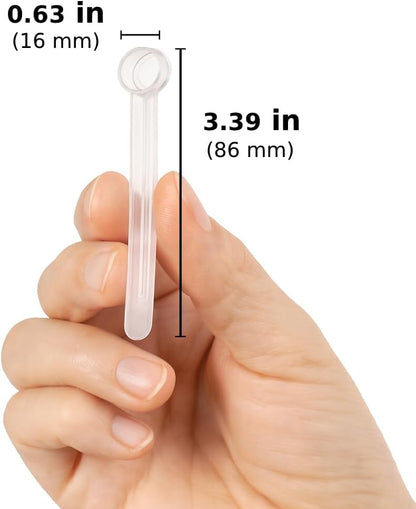 1/8 teaspoon scoop (1/8 teaspoon measuring spoon) plastic | FitPowders (5, Clear)