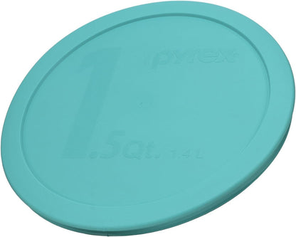Pyrex (1) 322-PC Green, (1) 323-PC Orange, (1) 325-PC Blue, and (1) 326-PC Red Mixing Bowl Lids (FOR PYREX MIXING BOWLS ONLY) - Made in the USA