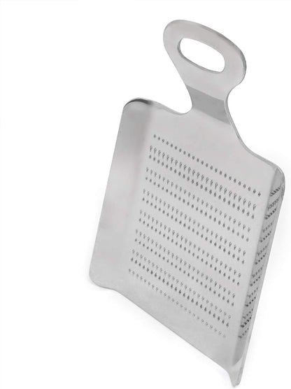 Stainless Steel Garlic Ginger Fruits Root Vegetable Grater Grinder Spoon for Kitchen (Small)